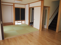 リビングにつながる和室に琉球畳